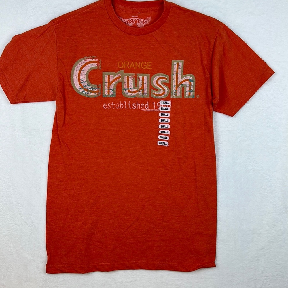 Orange Crush Men’s Short Sleeve T-shirt Orange Size Small NWT